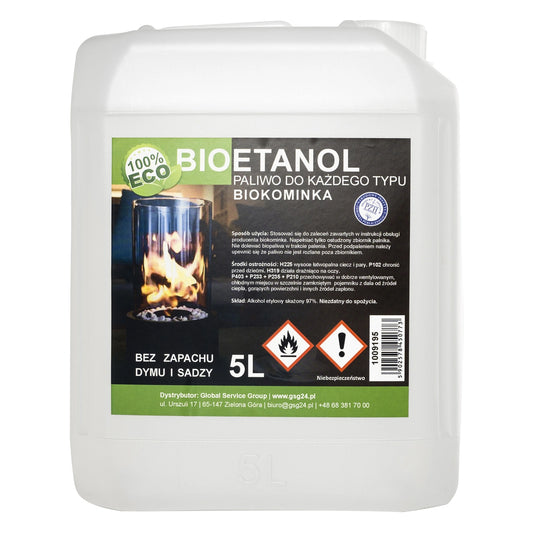Bio alcohol bio ethanol BIO fuel for bio fireplace 5L_0