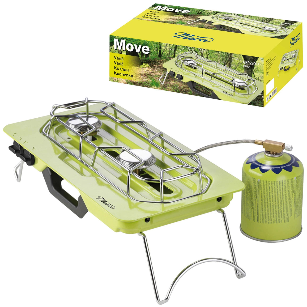 MOVE camping stove 2 burners for gas cartridges + adjustable burner 4.6kW_0