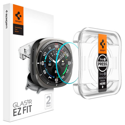 Spigen Glas.TR EZ Fit Tempered Glass for Samsung Galaxy Watch Ultra (47mm) - Clear (2-pack)_0