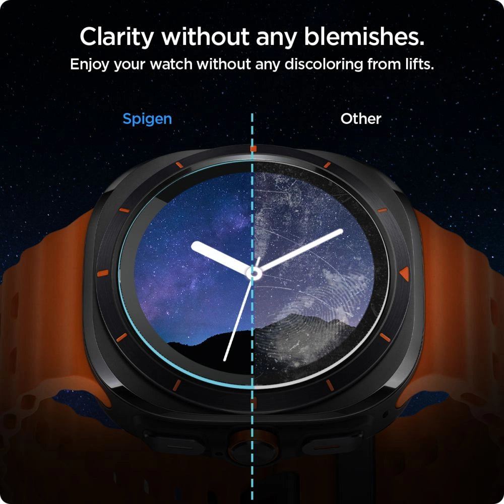 Spigen Glas.TR EZ Fit Tempered Glass for Samsung Galaxy Watch Ultra (47mm) - Clear (2-pack)_10