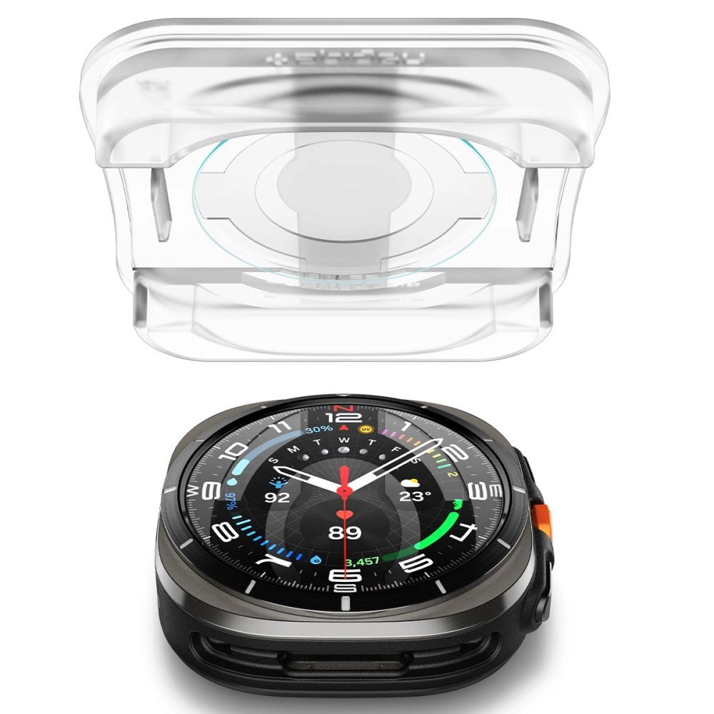 Spigen Glas.TR EZ Fit Tempered Glass for Samsung Galaxy Watch Ultra (47mm) - Clear (2-pack)_3