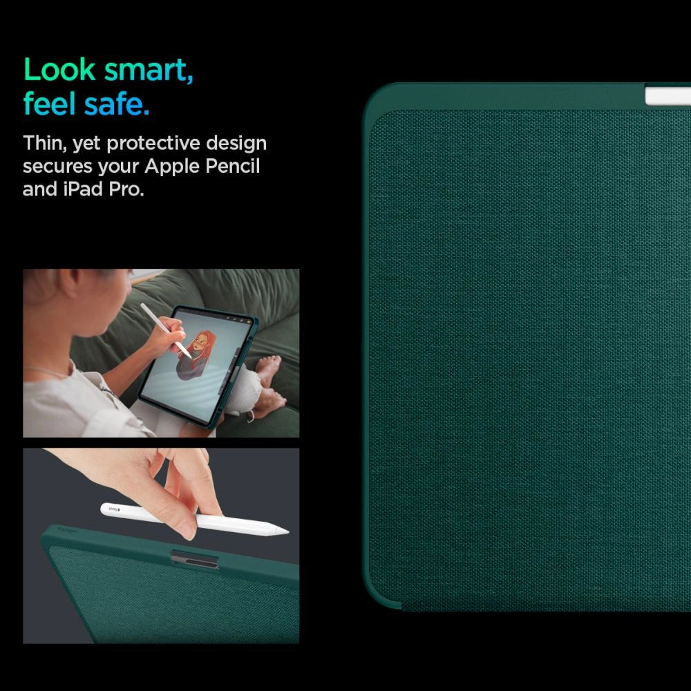 Spigen Urban Fit iPad Pro 13" 2024 Case - Green_13