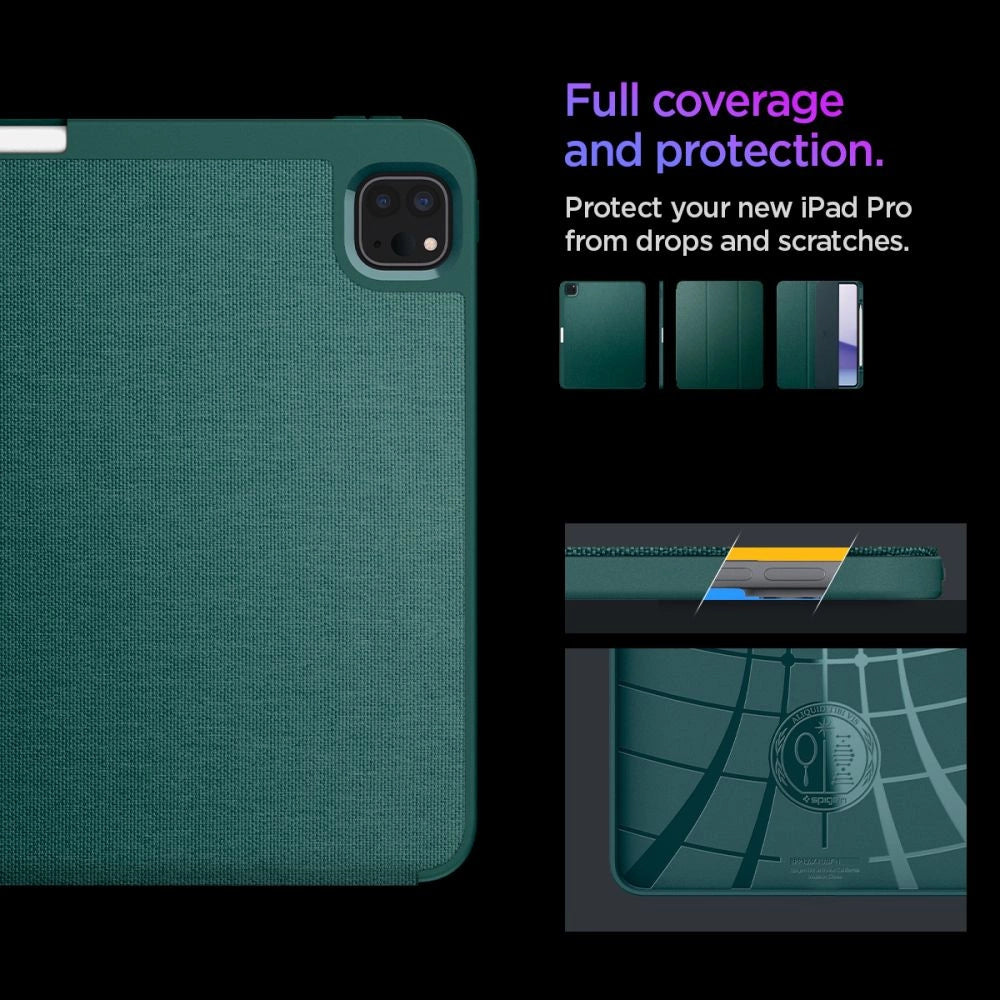 Spigen Urban Fit iPad Pro 13" 2024 Case - Green_14