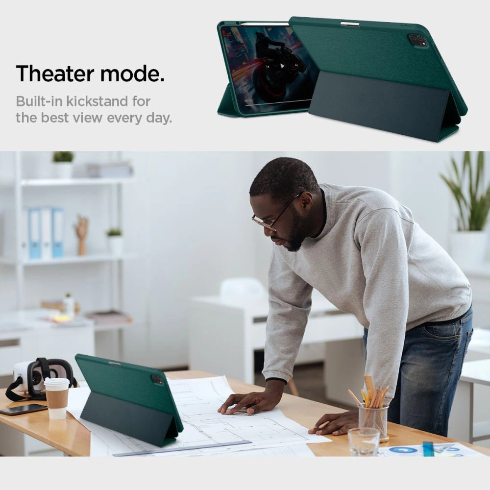 Spigen Urban Fit iPad Pro 13" 2024 Case - Green_15