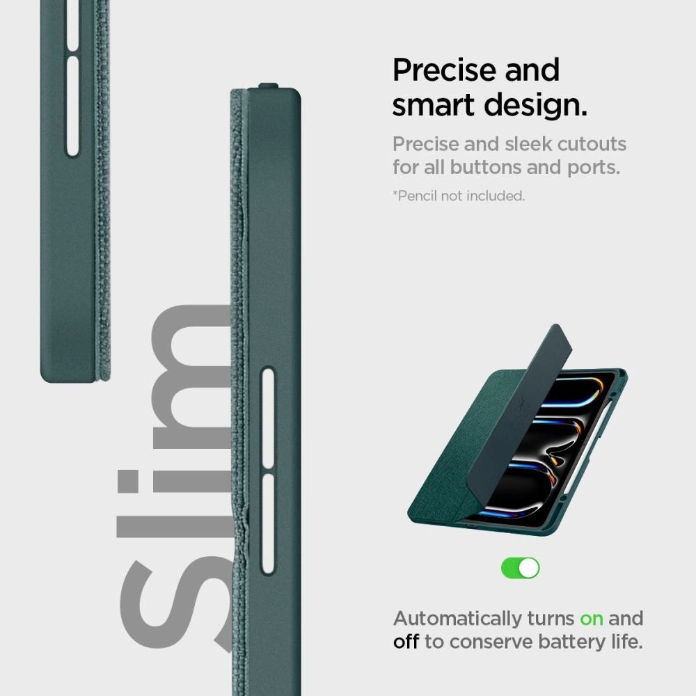 Spigen Urban Fit iPad Pro 13" 2024 Case - Green_17