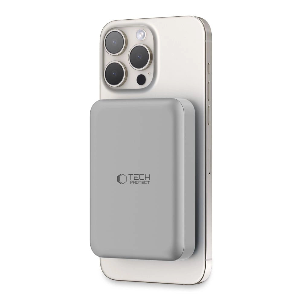 Powerbank Tech-Protect PB11 LifeMag MagSafe 10000 mAh - titanium_1