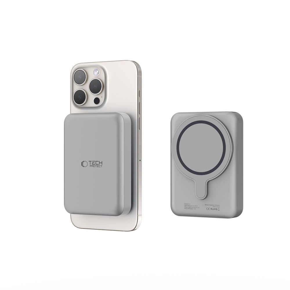 Powerbank Tech-Protect PB11 LifeMag MagSafe 10000 mAh - titanium_4