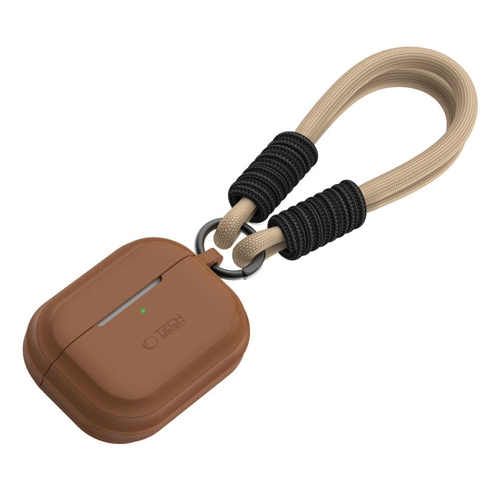 Tech-Protect Silicone Rope Case for Apple AirPods Pro 1 / 2 - Brown_0