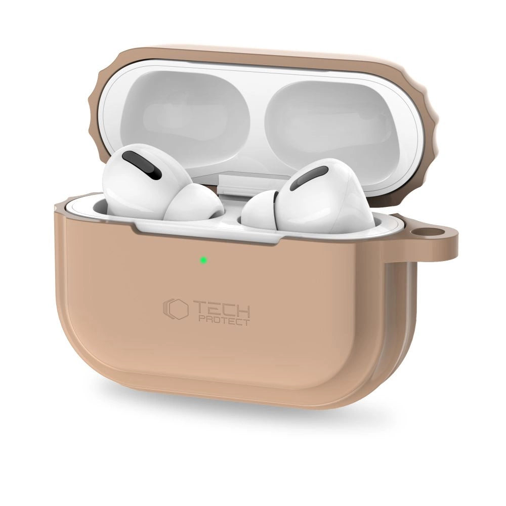 Tech-Protect Silicone Rope Case for Apple AirPods Pro 1/2 - Light Brown_3