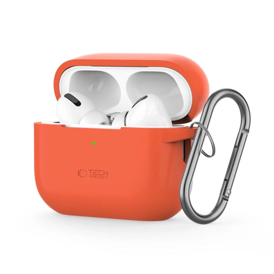 Tech-Protect Silicone Hook Case for Apple AirPods Pro 1 / 2 - Orange_0