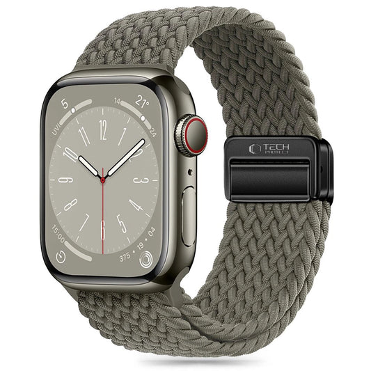 Tech-Protect Nylonmag Strap for Apple Watch 4 / 5 / 6 / 7 / 8 / 9 / SE / Ultra 1 / 2 (42 / 44 / 45 / 49 MM) - Green_0