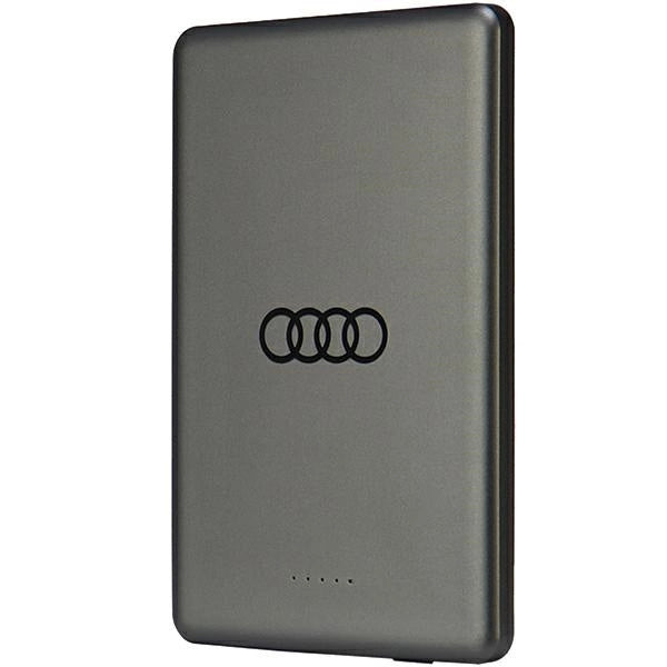 Powerbank Audi Big Logo MagSafe inductive 15W 5000mAh - gray_0