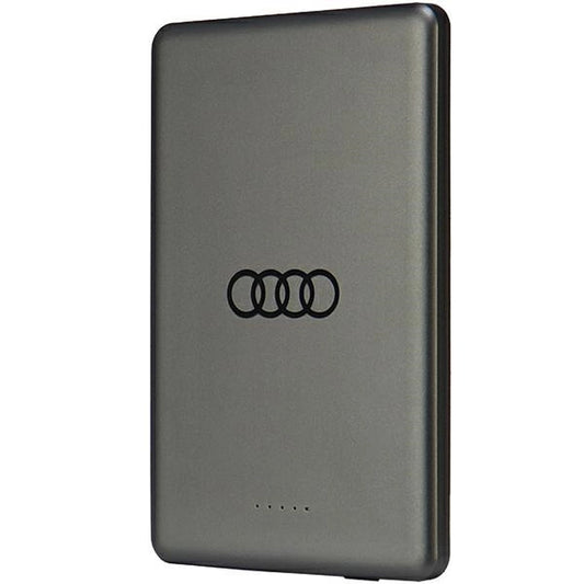 Powerbank Audi Big Logo MagSafe inductive 15W 5000mAh - gray_0