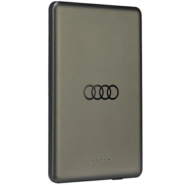 Powerbank Audi Big Logo MagSafe inductive 15W 5000mAh - gray_1