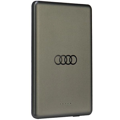 Powerbank Audi Big Logo MagSafe inductive 15W 5000mAh - gray_1