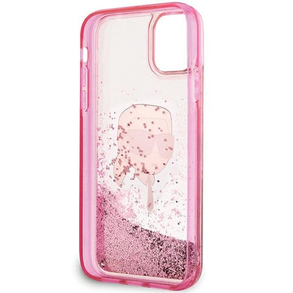 Karl Lagerfeld Glitter Karl Head iPhone 11/XR Case - Pink_5