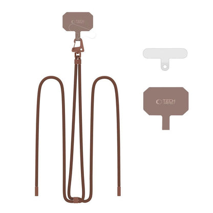 Tech-Protect C5S Rope Crossbody Strap Leash - Brown_4