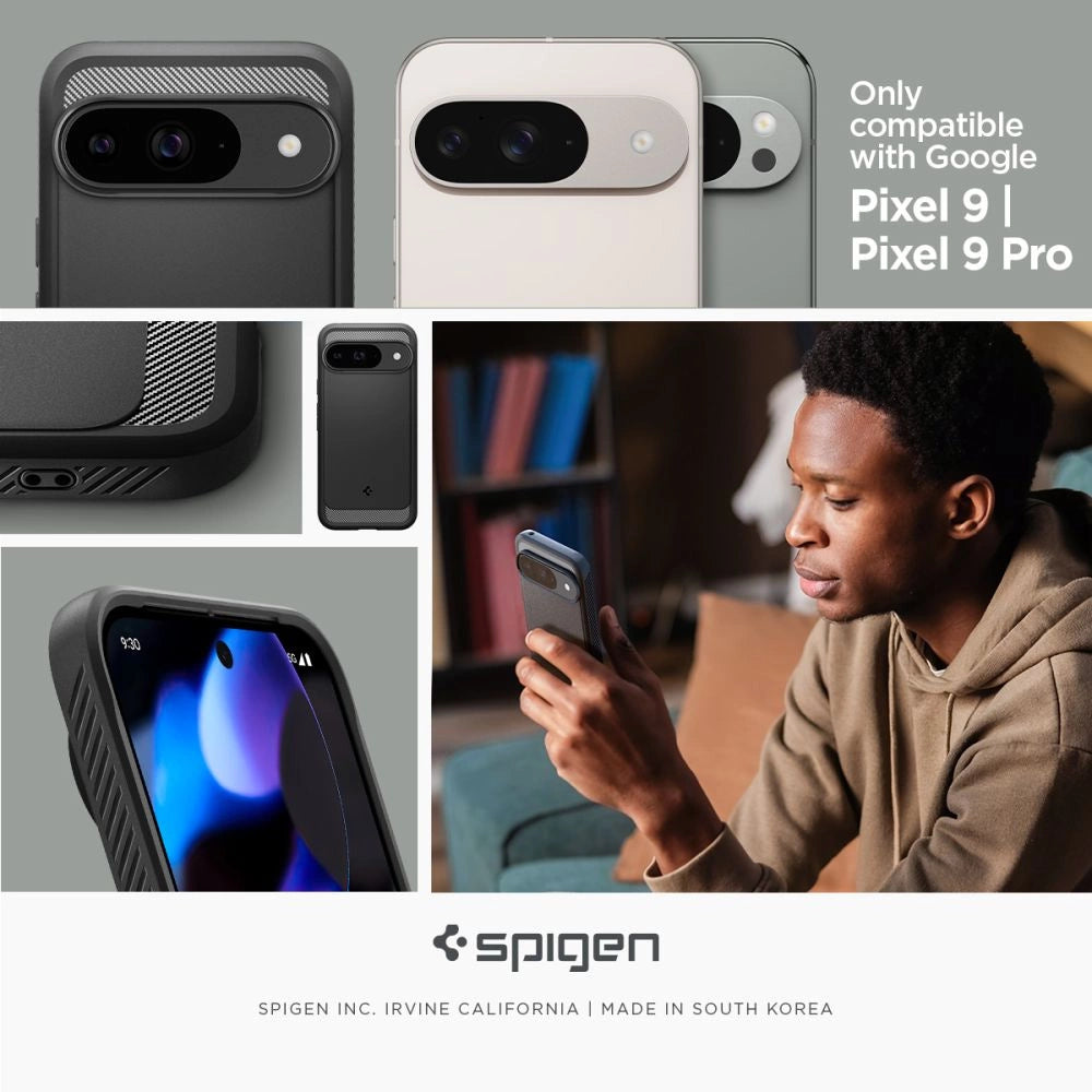 Spigen Rugged Armor Case for Google Pixel 9 / 9 Pro - Black_10