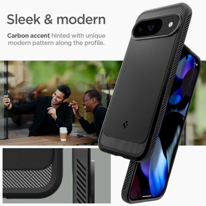 Spigen Rugged Armor Case for Google Pixel 9 / 9 Pro - Black_11