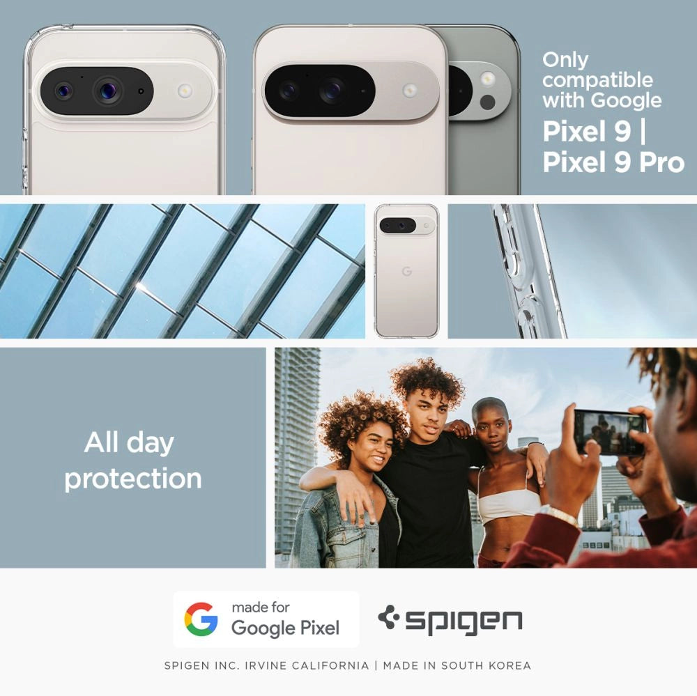 Spigen Ultra Hybrid Case for Google Pixel 9 / 9 Pro - Transparent_14