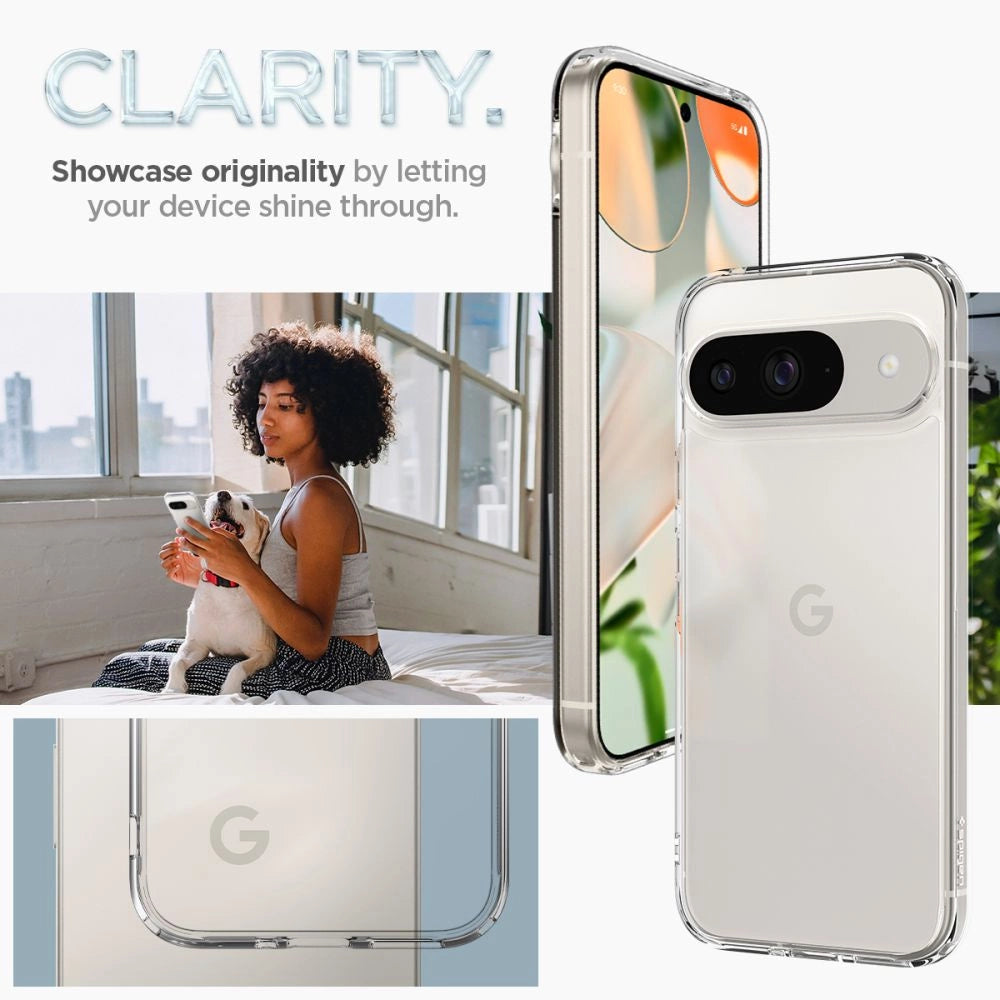 Spigen Ultra Hybrid Case for Google Pixel 9 / 9 Pro - Transparent_15