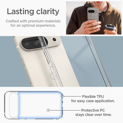 Spigen Ultra Hybrid Case for Google Pixel 9 / 9 Pro - Transparent_16