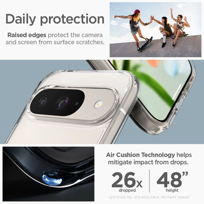 Spigen Ultra Hybrid Case for Google Pixel 9 / 9 Pro - Transparent_17