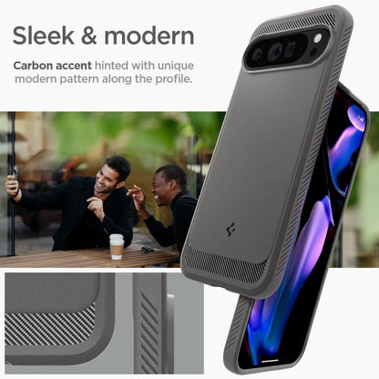 Spigen Rugged Armor Case for Google Pixel 9 Pro XL - Gray_11