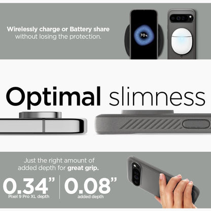 Spigen Rugged Armor Case for Google Pixel 9 Pro XL - Gray_13