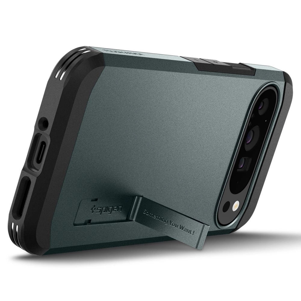 Spigen Tough Armor Case for Google Pixel 9 Pro XL - Green_9