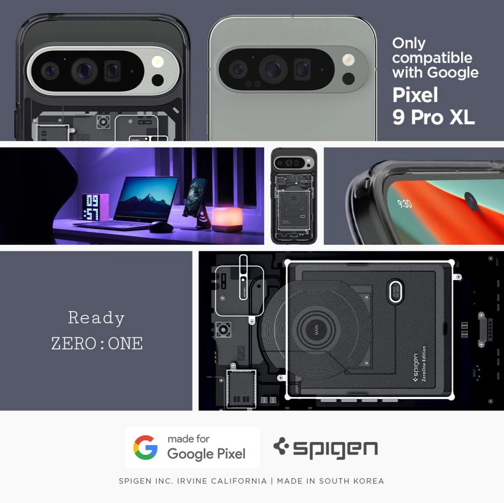Spigen Ultra Hybrid Case for Google Pixel 9 Pro XL - Gray_10