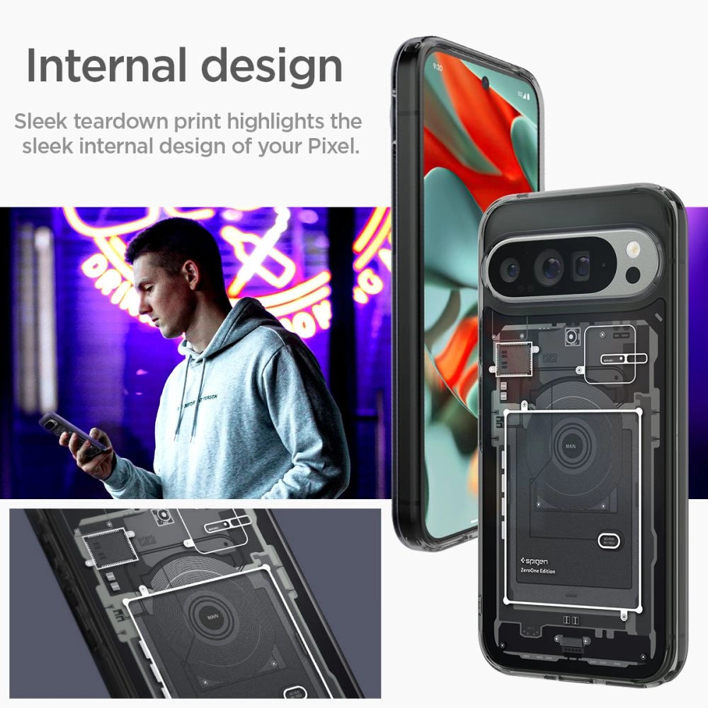 Spigen Ultra Hybrid Case for Google Pixel 9 Pro XL - Gray_11
