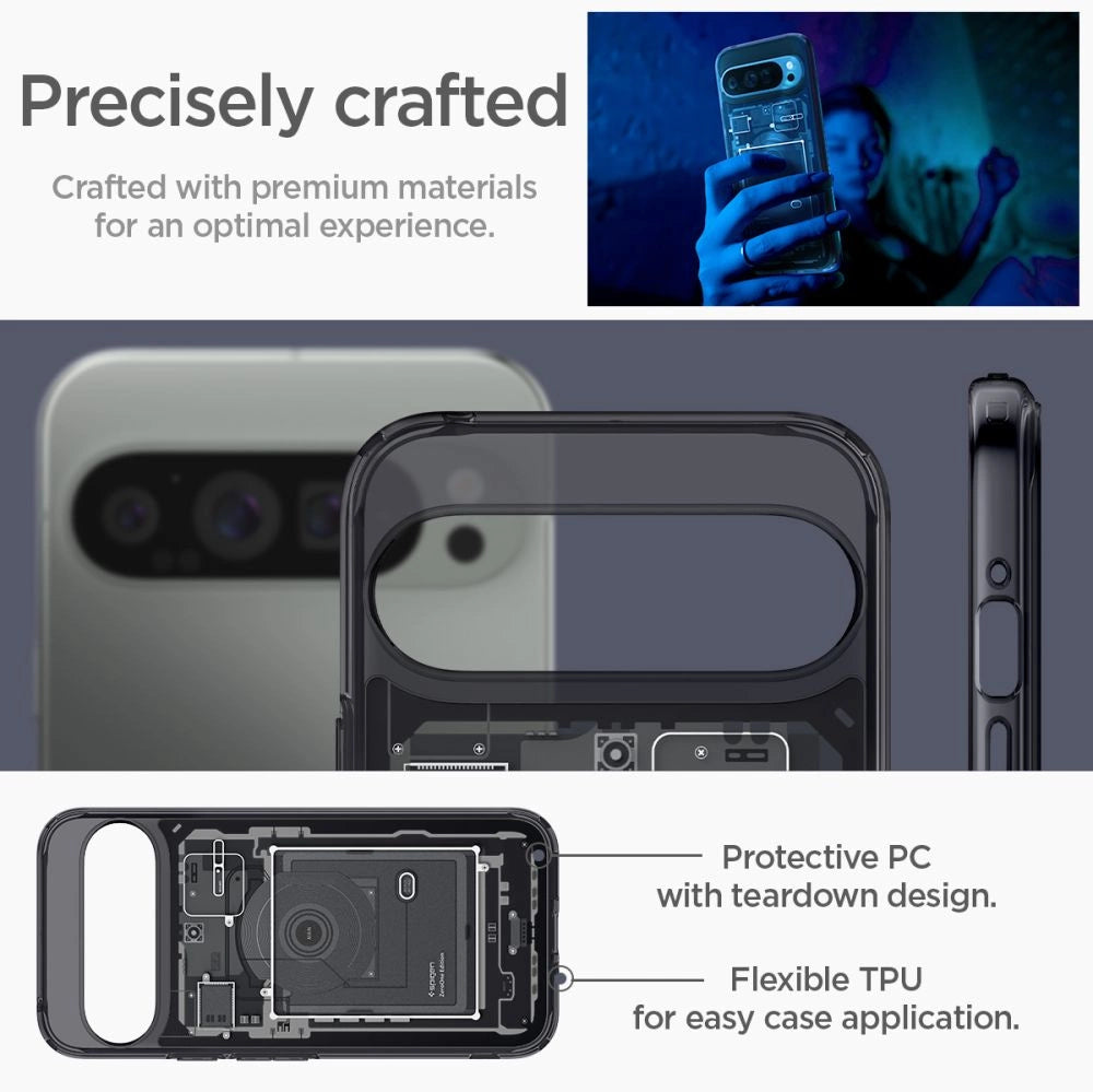 Spigen Ultra Hybrid Case for Google Pixel 9 Pro XL - Gray_12