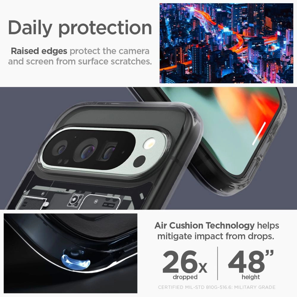 Spigen Ultra Hybrid Case for Google Pixel 9 Pro XL - Gray_13