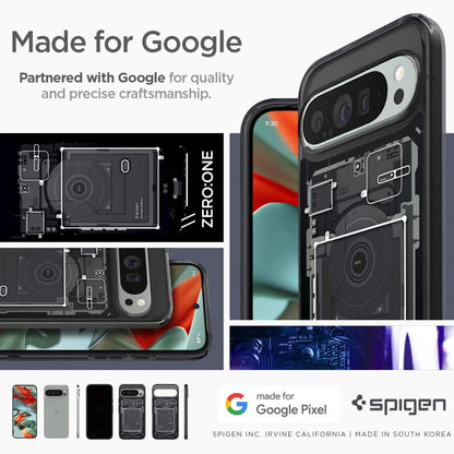 Spigen Ultra Hybrid Case for Google Pixel 9 Pro XL - Gray_15