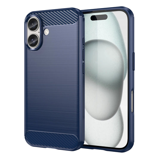 Carbon Case for iPhone 16 Plus - Blue_0