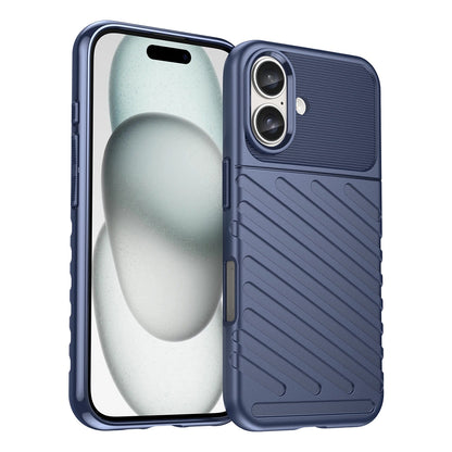 Thunder Case for iPhone 16 Silicone Case - Blue_0