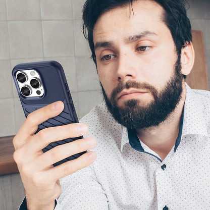 Thunder Case for iPhone 16 Pro Silicone Case - Blue_7