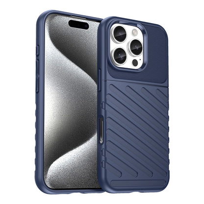 Thunder Case for iPhone 16 Pro Max Silicone Case - Blue_0