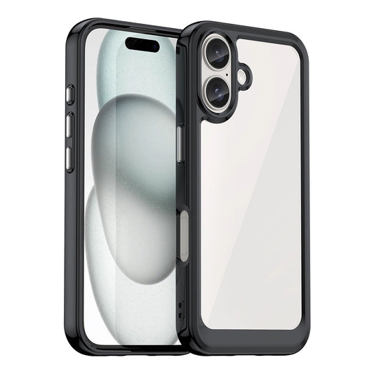 Outer Space Case with Gel Frame for iPhone 16 - Black_0