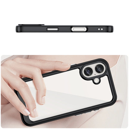 Outer Space Case with Gel Frame for iPhone 16 - Black_3