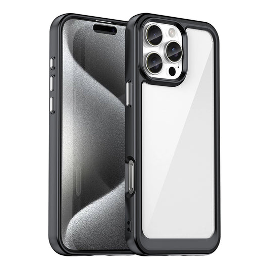 Outer Space Case with Gel Frame for iPhone 16 Pro Max - Black_0