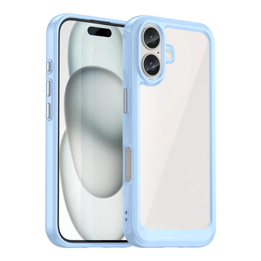 Outer Space Case with Gel Frame for iPhone 16 - Blue_0