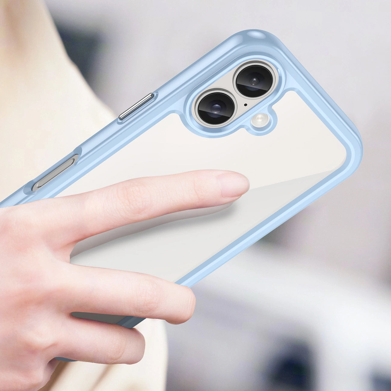 Outer Space Case with Gel Frame for iPhone 16 - Blue_4