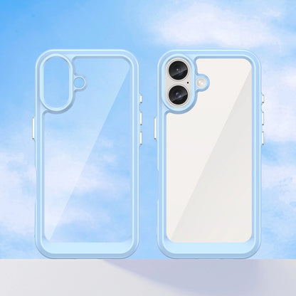 Outer Space Case with Gel Frame for iPhone 16 - Blue_7