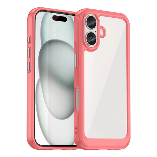 Outer Space Case with Gel Frame for iPhone 16 Plus - Red_0