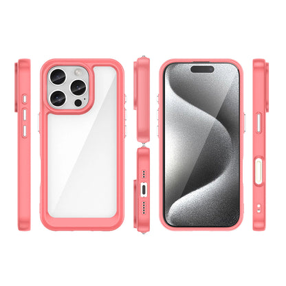 Outer Space Case with Gel Frame for iPhone 16 Pro - Red_1