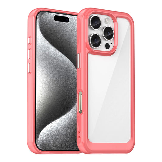 Outer Space Case with Gel Frame for iPhone 16 Pro Max - Red_0