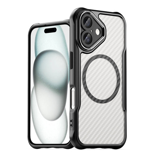 Leading Series MagSafe Silicone Case for iPhone 16 - Black_0
