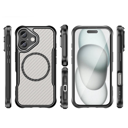 Leading Series MagSafe Silicone Case for iPhone 16 - Black_2